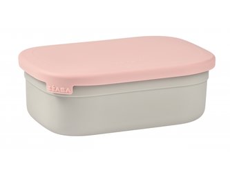 Svačinový box nerez Velvet Grey / Dusty Rose