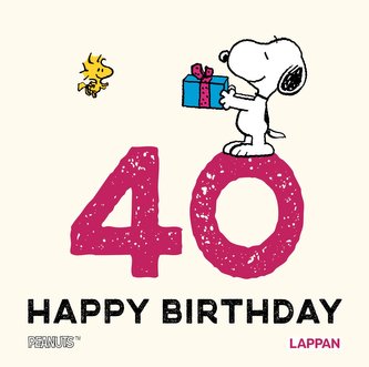 Peanuts Geschenkbuch: Happy Birthday zum 40. Geburtstag
