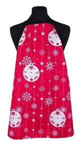 Forbyt, Zástěra kuchyňská, Vločka a baňka, červená