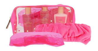 Victoria´s Secret Pure Seduction tělové mléko 60 ml + sprchový gel 60 ml + sprchový olej 60 ml + chladící gelová oční maska + čelenka + kosmetická taška Victoria´s Secret Pure Seduction tělové mléko 60 ml + sprchový gel 60 ml + sprchový olej 60 ml + chladící gelová oční maska + čelenka + kosmetická taška