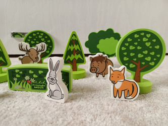 FOAMINIS Les se zvířátky 28 dílů