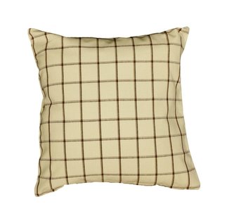 Forbyt, Návlek na polštář, 1038 káro, béžové, 40 x 40 cm