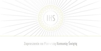 Zaproszenie Komunia (10szt)