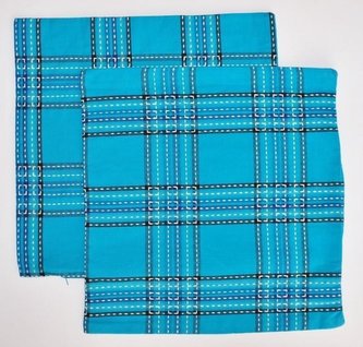 Forbyt  Návlek ozdobný na polštář, sada 2 ks modrá