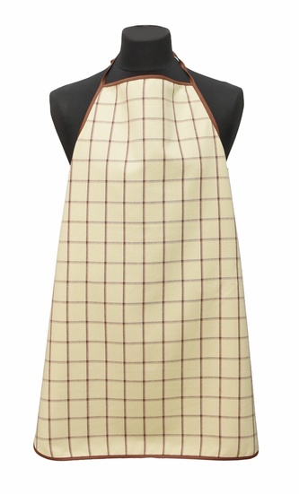 Zástěra kuchyňská, 1038 Káro, béžovo hnědé