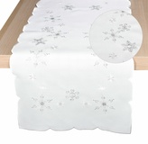 Ubrus Vánoční, Sněhové vločky, bílý 120 x 140cm