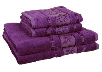 Forbyt, Ručník nebo osuška, New Bambus Line, tmavě fialový 50 x 95 cm Forbyt, Ručník nebo osuška, New Bambus Line, tmavě fialový 50 x 95 cm