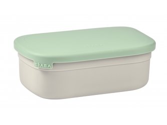 Svačinový box nerez Velvet Grey / Sage Green