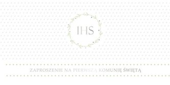 Zaproszenie Komunia (10szt)