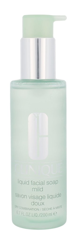 Clinique Liquid Facial Soap Mild Čisticí mléko 200 ml pro ženy Tester Clinique Liquid Facial Soap Mild Čisticí mléko 200 ml pro ženy Tester