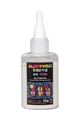 ARTEMISS Slupovací barva glitrová transparentní 50g, světlá zelená