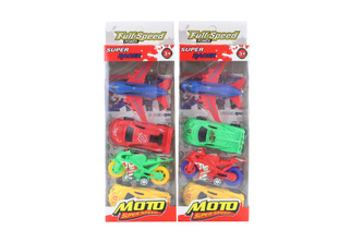 Sada 4 dopravních prostředků