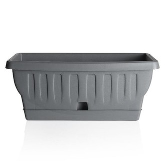 BAMA Truhlík Natura WT 40cm s podtáckem, barva šedá