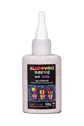 ARTEMISS Slupovací barva glitrová transparentní 50g, červená