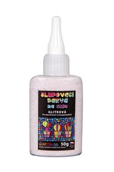 ARTEMISS Slupovací barva glitrová transparentní 50g, tmavá červená