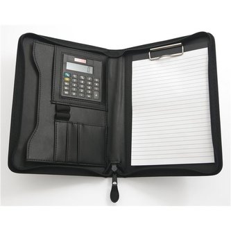 Konferenční desky A5 s kalkulačkou, černé