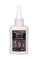 ARTEMISS Slupovací barva glitrová transparentní 50g, bílé zlato