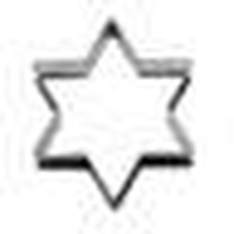 Vykrajovátko hvězda  5,5cm x  5,5cm - Smolík