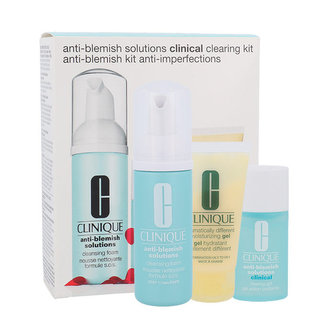 Clinique Anti-Blemish Solutions Anti Blemish Solutions Cleansing Foam 50 ml + Anti Blemish Solutions Clinical Clearing Gel 15 ml+ Dramatically Different Moisturizing Gel 30 ml