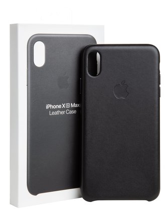MRWT2ZM/A Apple Kožený Kryt pro iPhone XS Max Black
