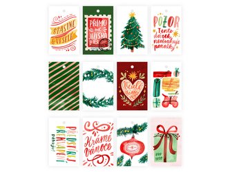 Chaukiss Vánoční cedulky na dárky