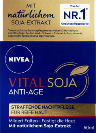 Nivea Vital Soja zpevňující noční krém, 50 ml
