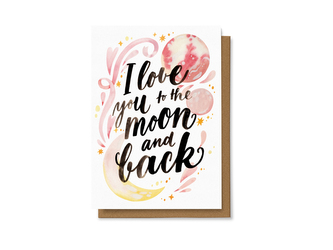 Chaukiss I love you to the moon and back