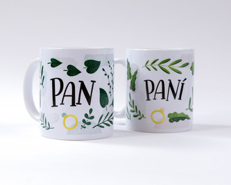 Chaukiss Sada hrnků Pan & Paní