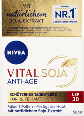 Nivea Vital Soja zpevňující denní krém, OF 30, 50 ml