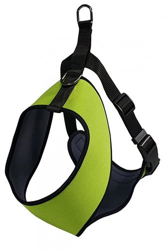 HUHUBAMBOO postroj do auta neopren, zelený vel. XS