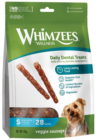 Whimzees veggie párek S 420g