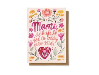 Chaukiss Mami, děkuji, že jsi tu vždy pro mě