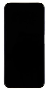Huawei P40 Lite LCD Display + Dotyková Deska + Přední Kryt Midnight Black