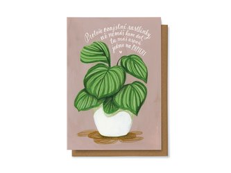 Chaukiss Pretože ozajstné rostlinky už nemáš kam dať, tu máš aspoň jednu na papiere