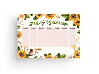 Chaukiss Týdenní plánovač - Můj týden slunečnice