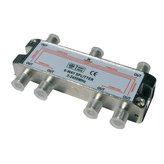 Satelitní rozbočovač, 6 výstupů, F konektory.