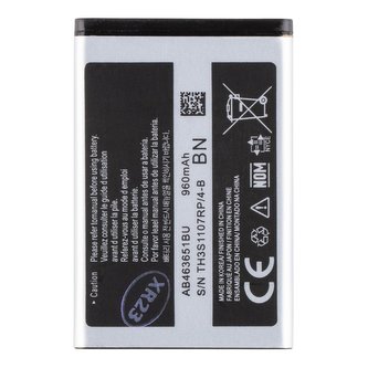 AB463651BE Baterie pro Samsung Li-Ion 960mAh (OEM)