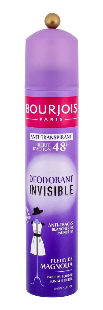BOURJOIS Paris Invisible Antiperspirant 48H 200 ml pro ženy
