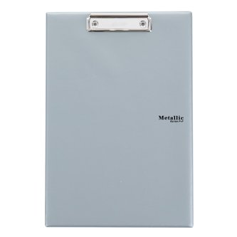 Podložka pro psaní s klipem A4 Metallic stříbrná