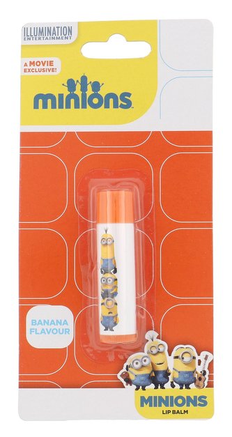 Minions Lip Balm Balzám na rty 4,5 g Banana pro děti