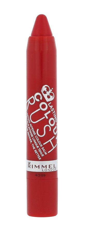 Rimmel London Lasting Finish Tužka na rty Colour Rush Balm 2,5 g 500 The Redder, The Better pro ženy