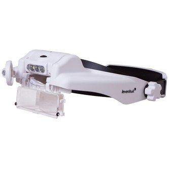 Dobíjecí náhlavní lupa, LED, USB, zvětšení: 8x