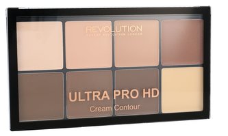 Makeup Revolution London Ultra Pro HD Pudr Cream Contour Palette 20 g Light Medium pro ženy