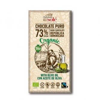Čokoláda Chocolates Solé - 73% OLIVOVÝ OLEJ