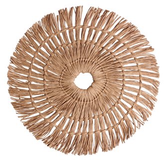 Prostírání kulaté CASITA béžová O 38 cm Mybesthome