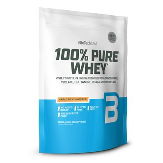 BioTech 100% Pure Whey 1000 g apple pie (jablečný koláč)