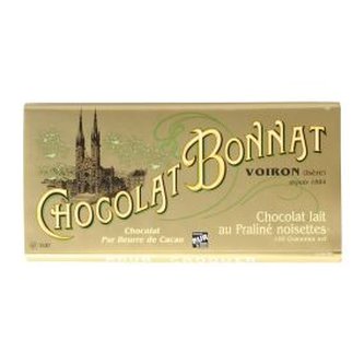 Čokoláda Bonnatau Praline Noisettes - mléčná
