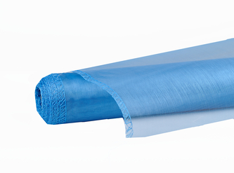 Organza uni 14,5cm x 10m MODRÁ