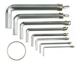 Sada klíčů imbus 10 ks 1,5 - 10 mm CrV