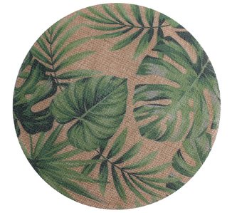 Prostírání kulaté ARIDE zelená O 38 cm Mybesthome